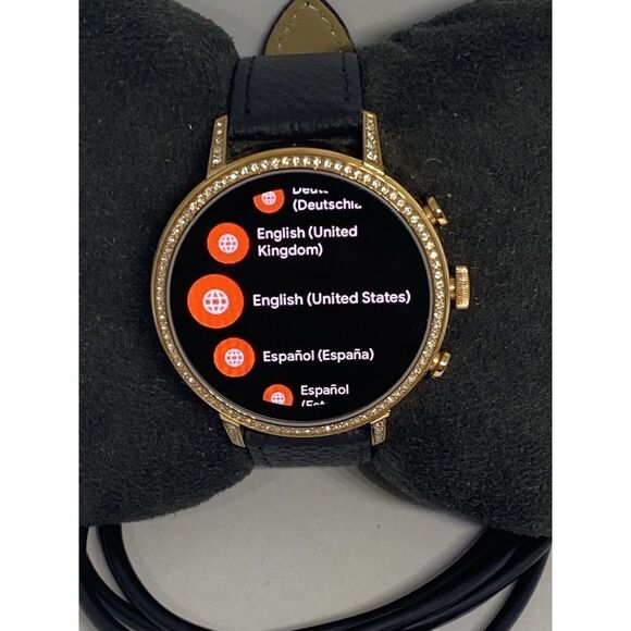 Fossil Gen 4 Authentic Digital Dial Smart Watch Custom Band FTW6011 AB525 - Picture 2 of 10